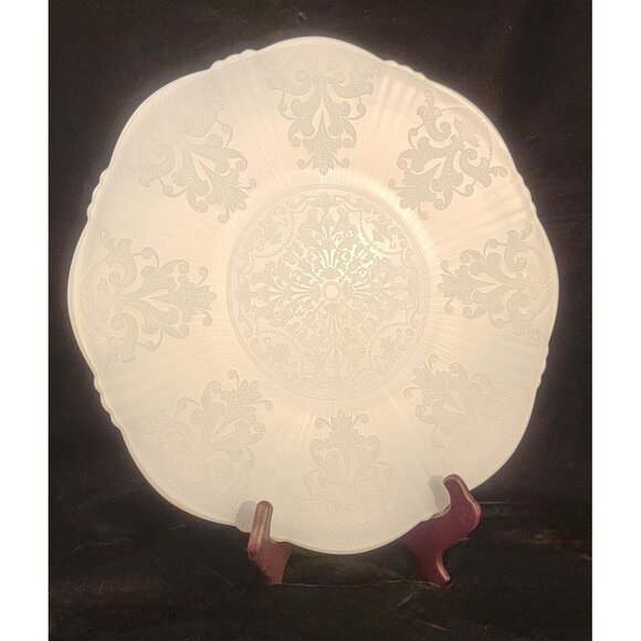 Antique Macbeth-Evans American Sweetheart Monax Depression Glass Platter - Picture 1 of 15